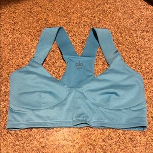 ALO Yoga Teal Sports Bra
